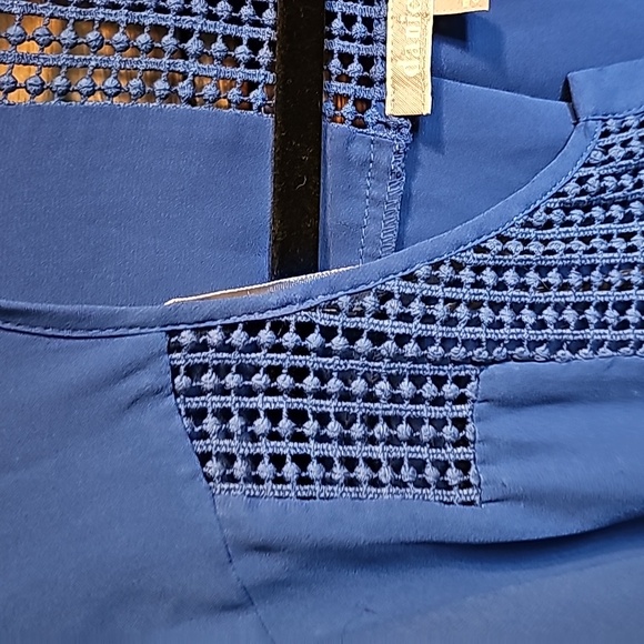 EUC Daniel Rainn Large Cobalt blue blouse - Picture 4 of 6